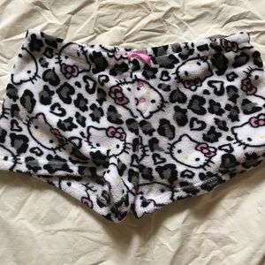 Hello Kitty Fleece shorts